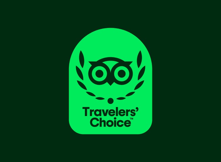 Tripadvisor Travelers’ Choice award badge